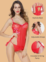 Side Open Babydoll for women-11003