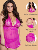 Deep Neck Babydoll for women-11012