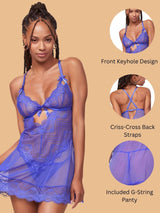 Keyhole Babydoll for women-11013