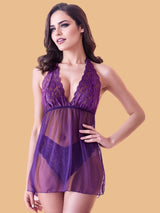 Deep V Neck Babydoll for women-11014