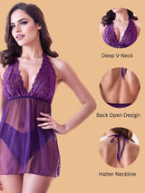 Deep V Neck Babydoll for women-11014