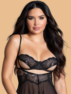 Women's Lace Cut-Out Nightdress