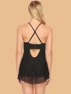 Women's Halter Neck Keyhole Nightdress