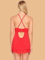 Women's Halter Neck Keyhole Nightdress