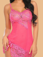 Women's Lace Sweetheart Nightdress With Drawstring