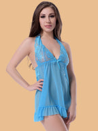 Women's Lace Halter Neck Nightdress