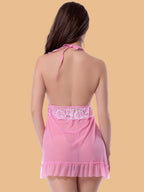 Women's Lace Halter Neck Nightdress