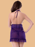 Women's Lace Halter Neck Nightdress