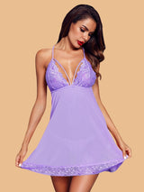 Deep V Neck Babydoll for women-11110