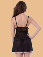 Women's Two-Tone Lace Mesh Nightdress