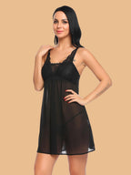 Women's Lace Nightdress With G String