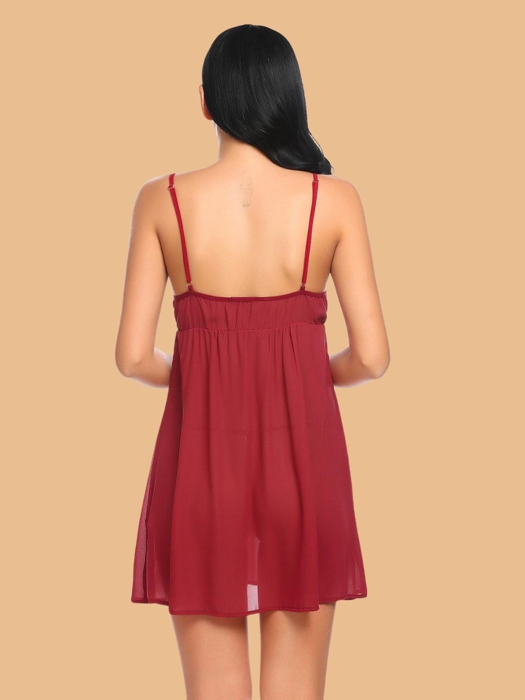 Women's Lace Nightdress With G String