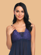 Women's Lace Nightdress With G String