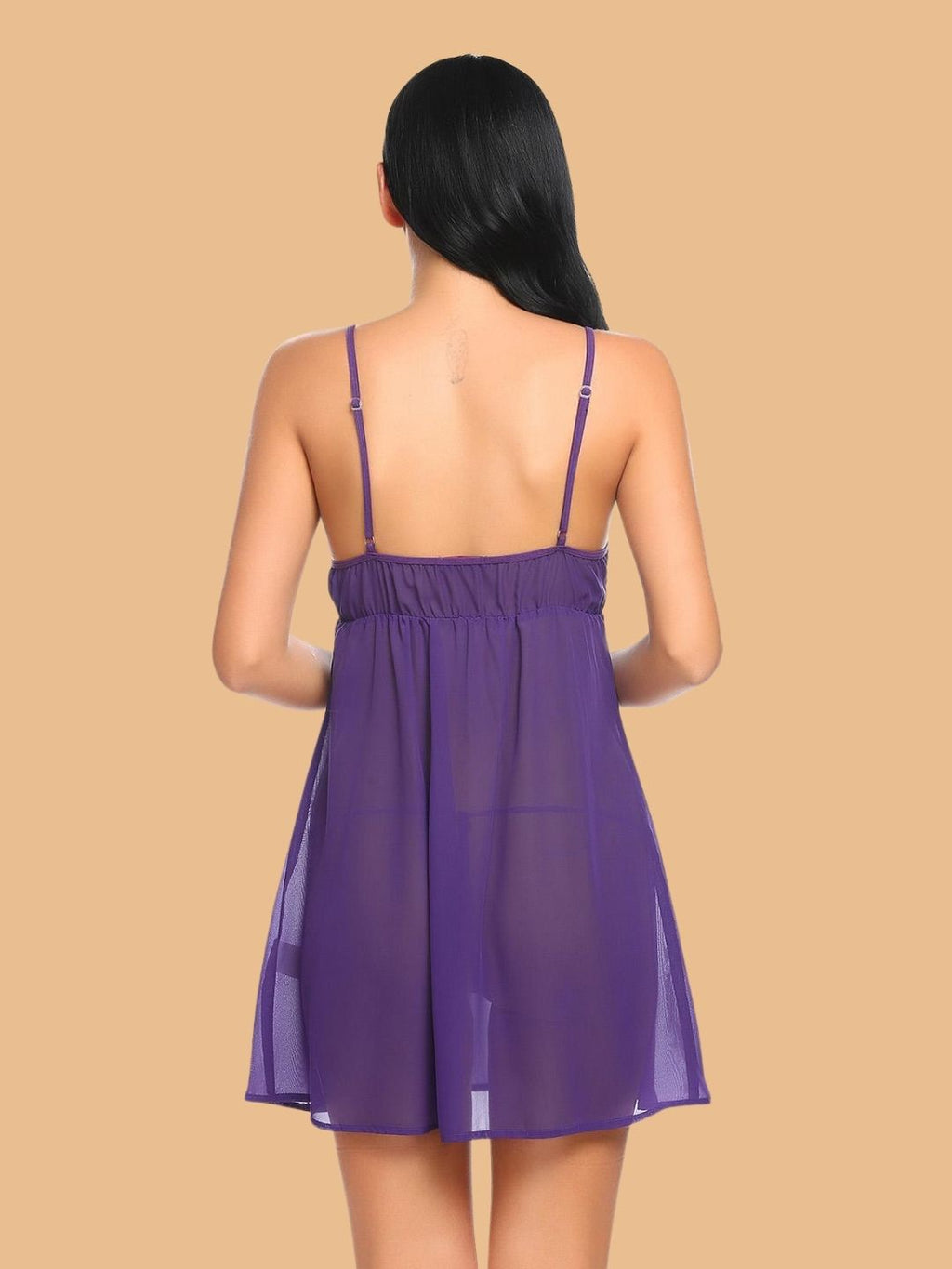 Women's Lace Nightdress With G String