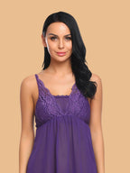 Women's Lace Nightdress With G String