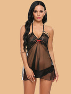 Women's Halter Neck Lace Nightdress