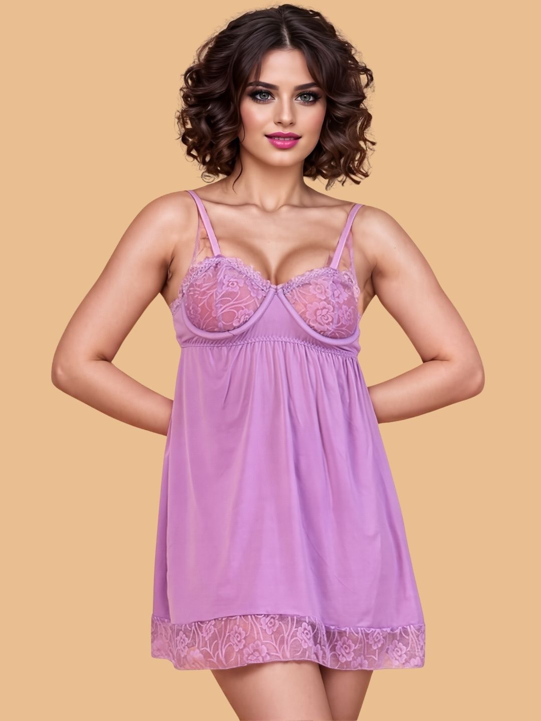 Women's Floral Lace Nightdress