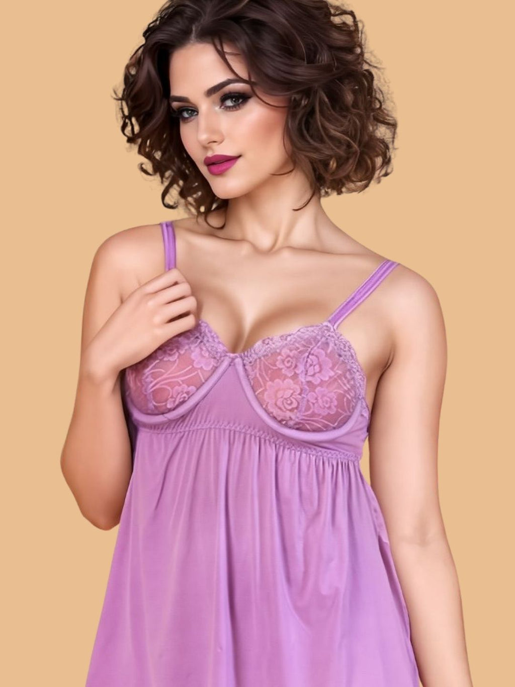 Women's Floral Lace Nightdress