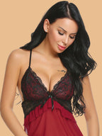 Women's Lace & Chiffon Nightdress