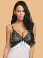 Women's Lace & Chiffon Nightdress