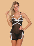 Women's Lace Nightdress With G-String