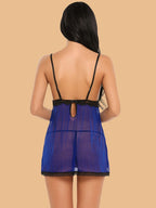 Women's Lace Nightdress With G-String