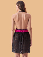 Women's Lace Halter Neck Nightdress