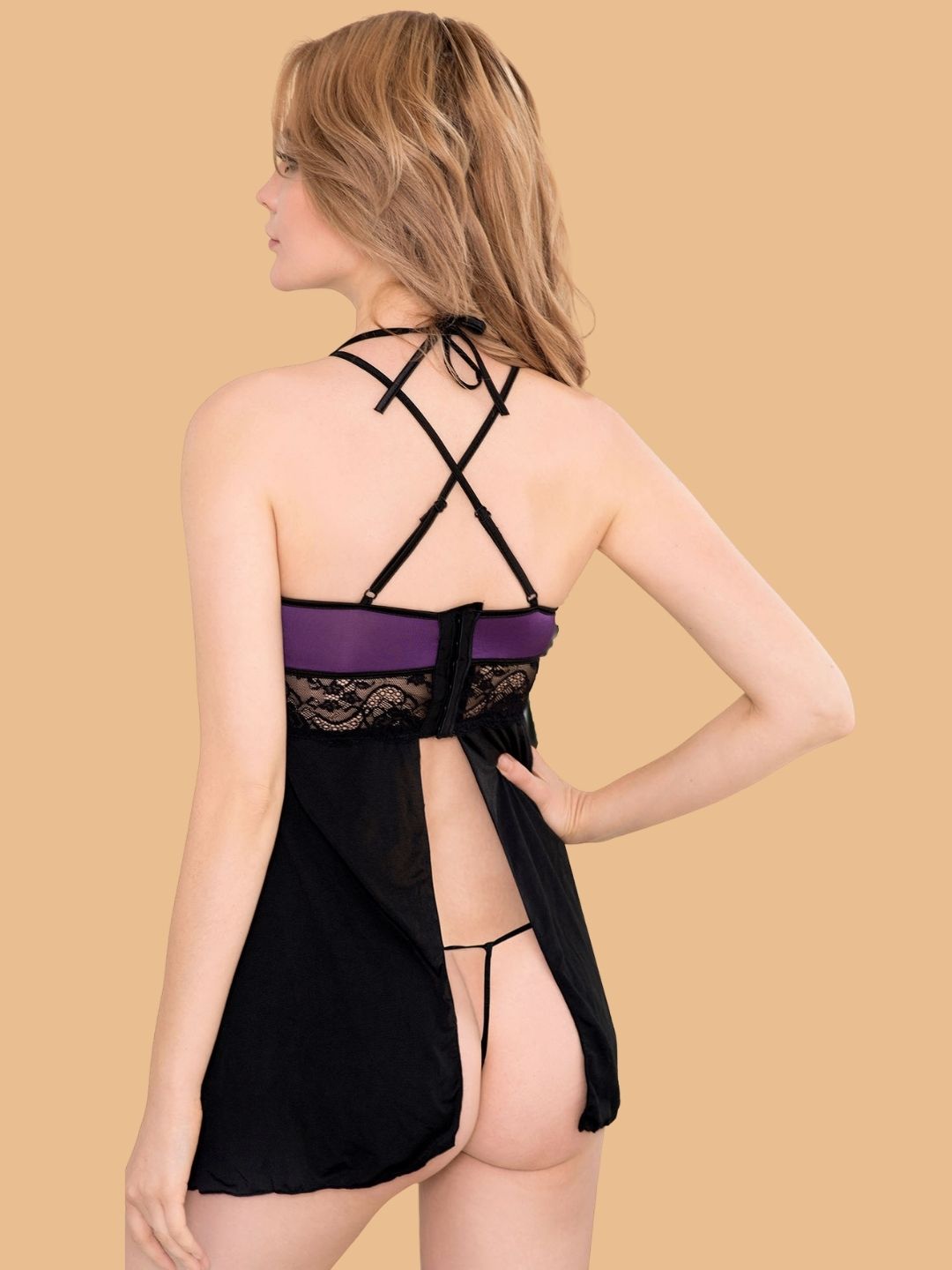 Women's Lace Halter Nightdress