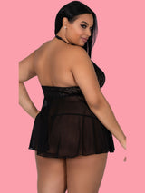 Deep Neck Babydoll for women-12655