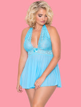 Deep Neck Babydoll for women-12655