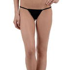 Women's Plain Front Low Rise G-String Panty