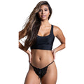 Women's Lace Front Bow Detail G-String