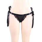 Women's Side Tie Lace-Trim Bikini Panty