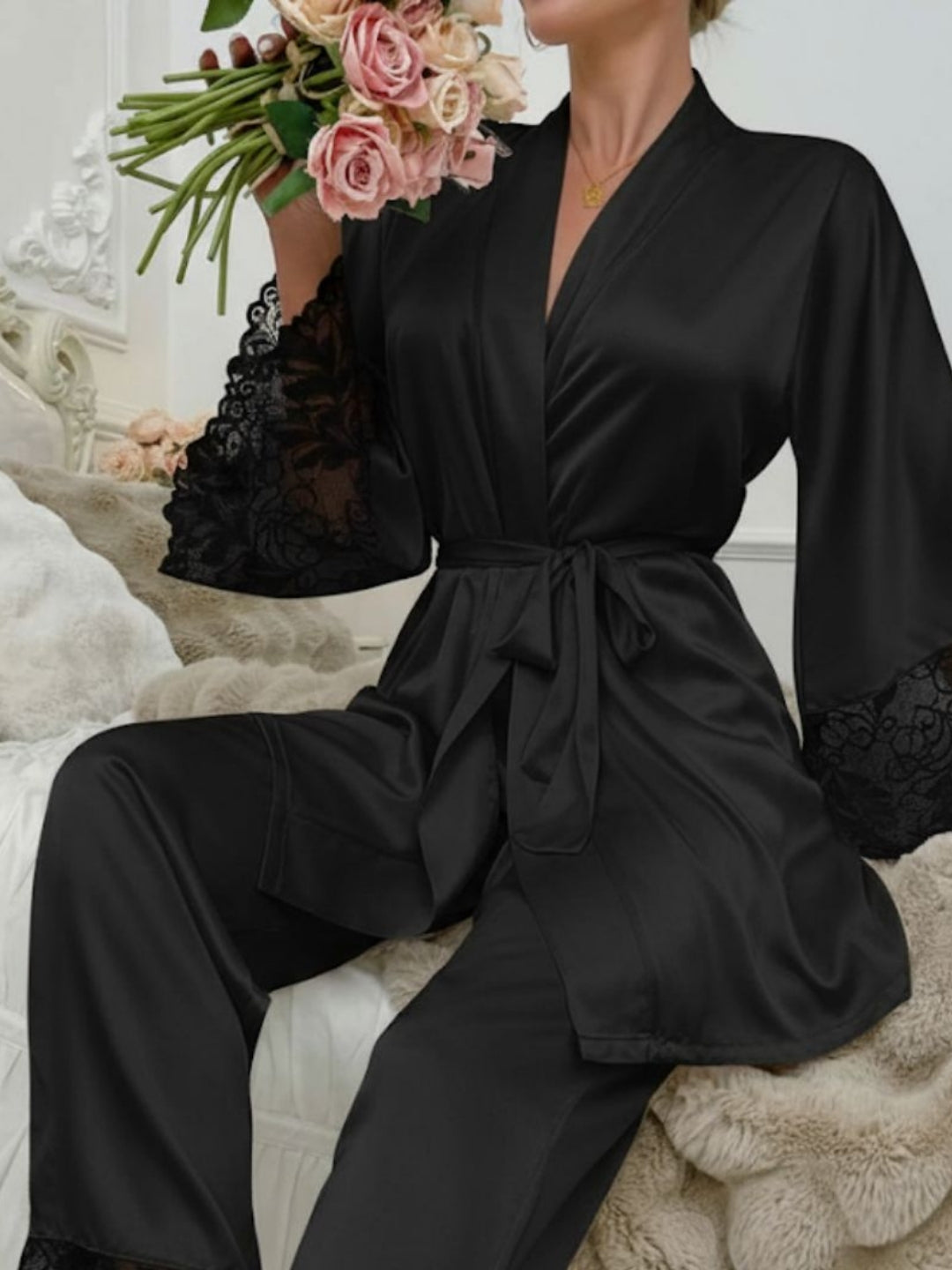 Women's Satin Sleepwear Set