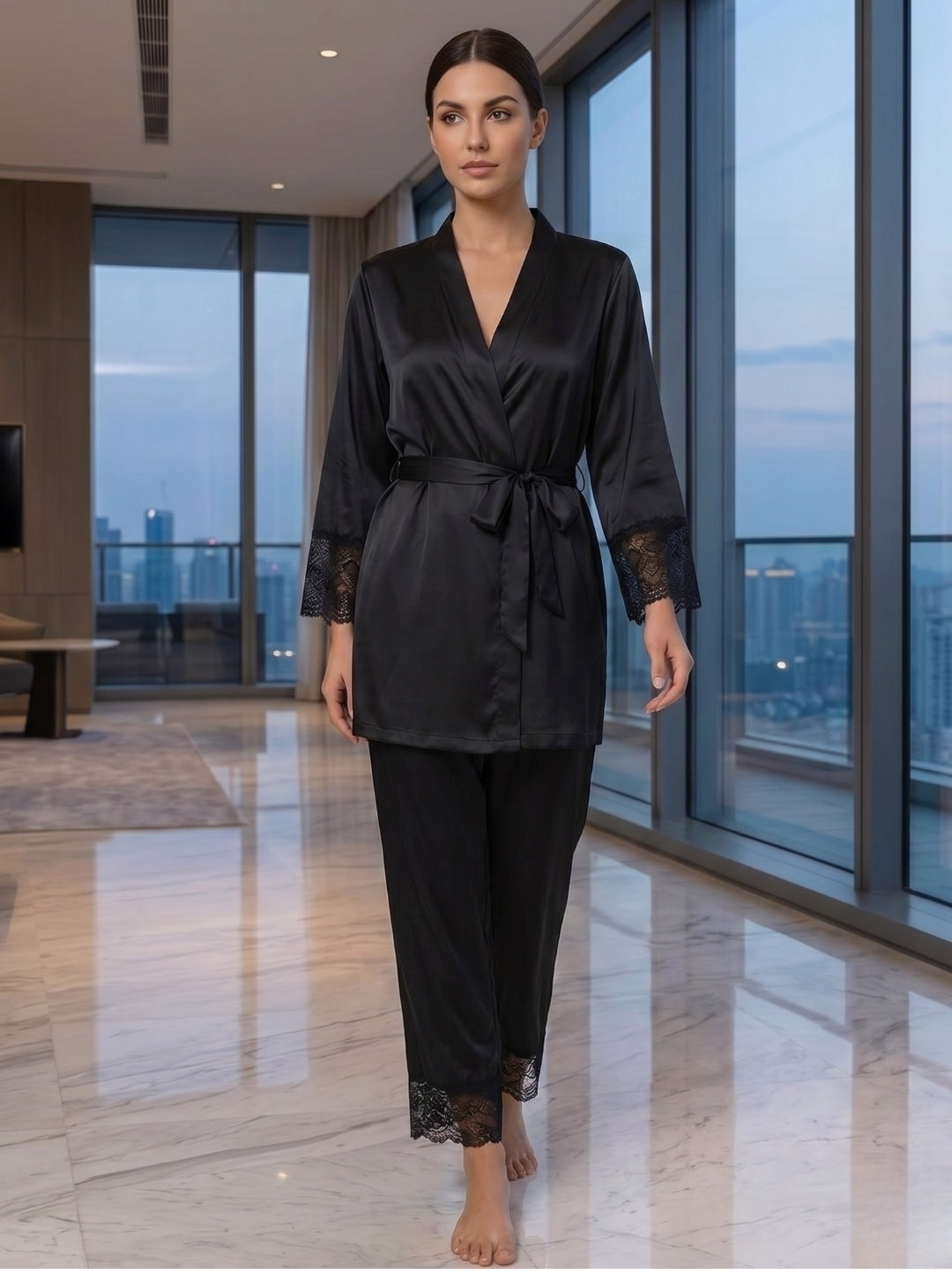 Women's Satin Sleepwear Set