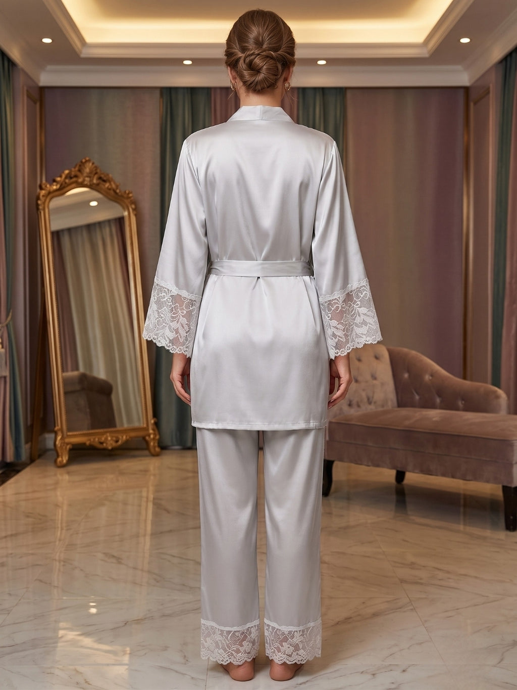 Women's Satin Sleepwear Set
