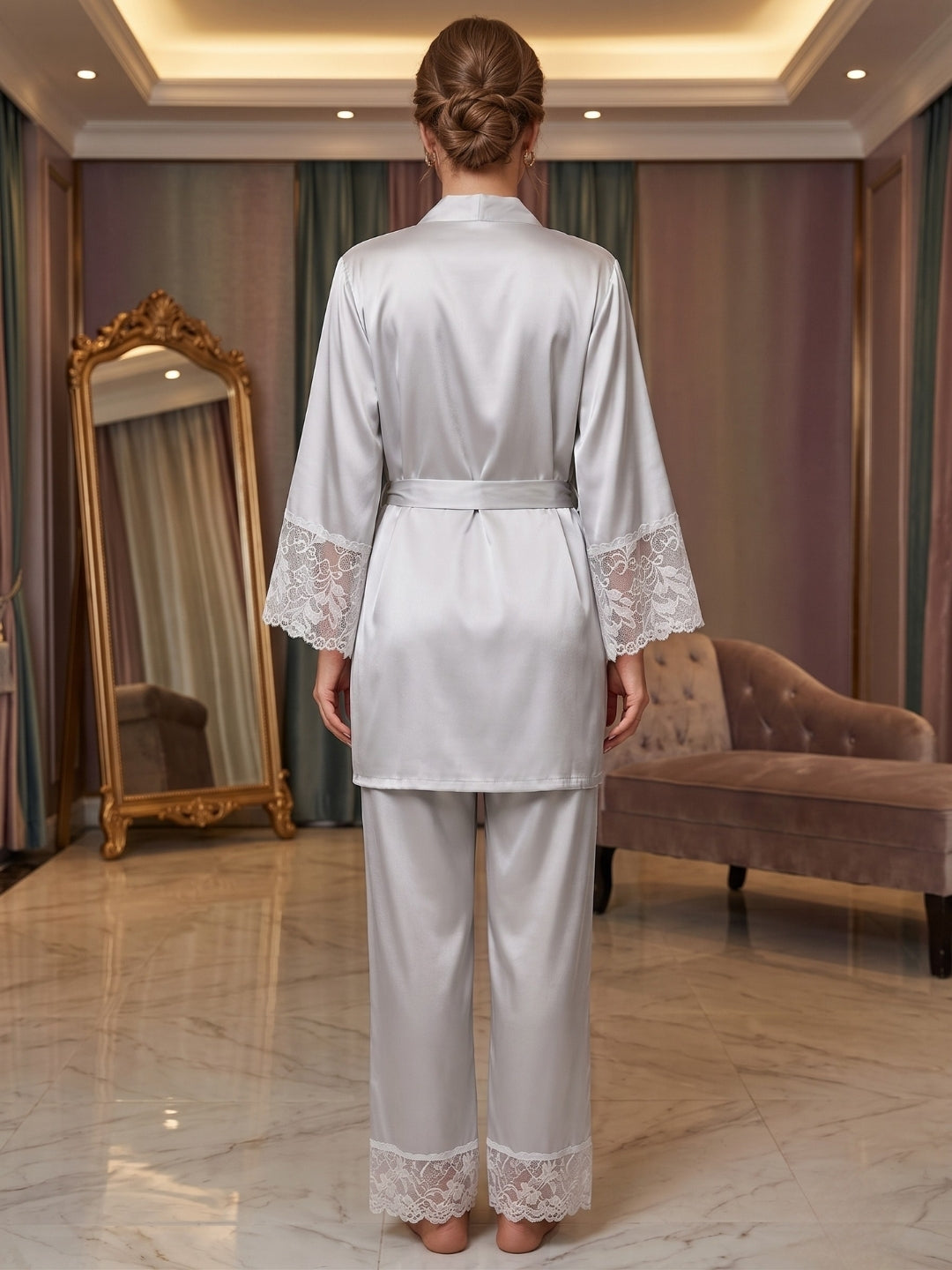 Women's Satin Sleepwear Set