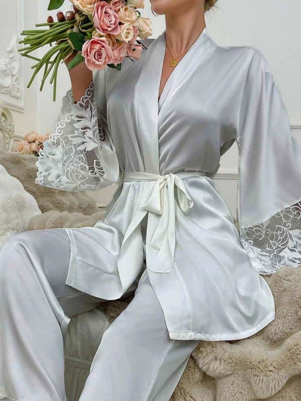 Women's Satin Sleepwear Set