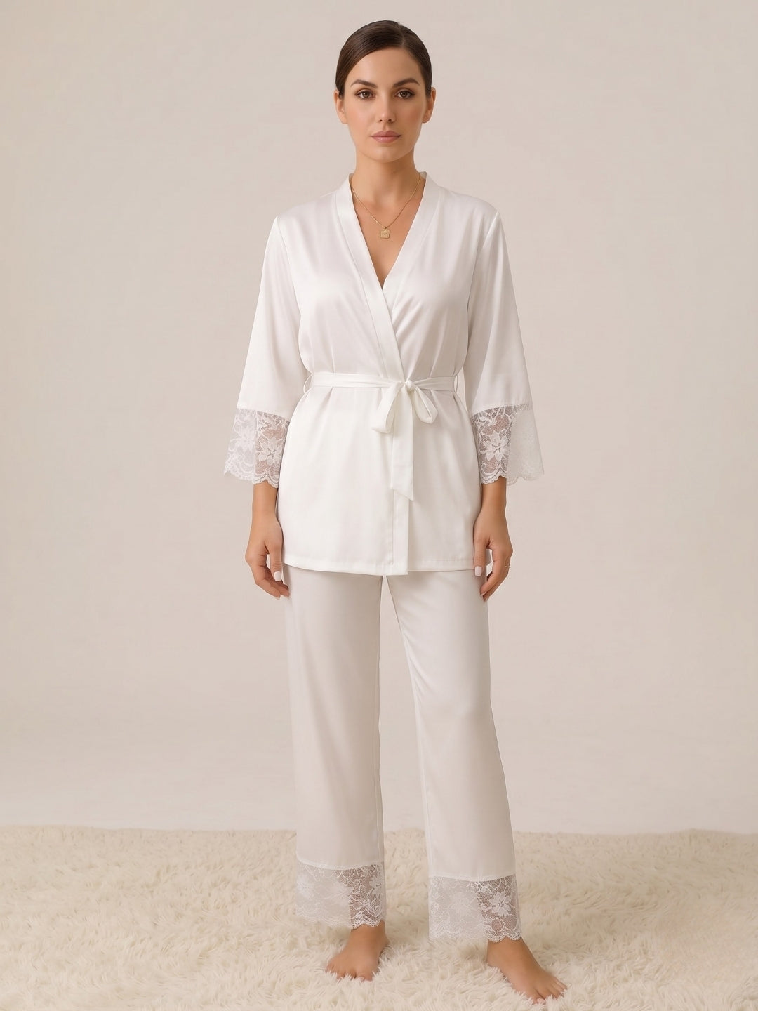 Women's Satin Sleepwear Set