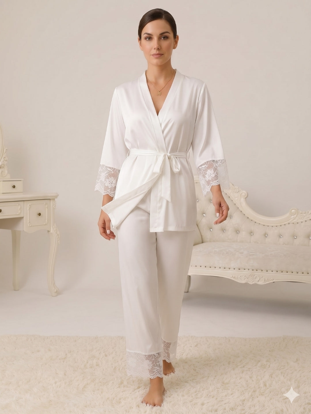 Women's Satin Sleepwear Set