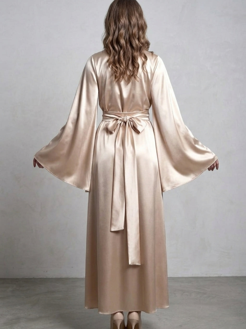 Satin Kimono Robe for Women