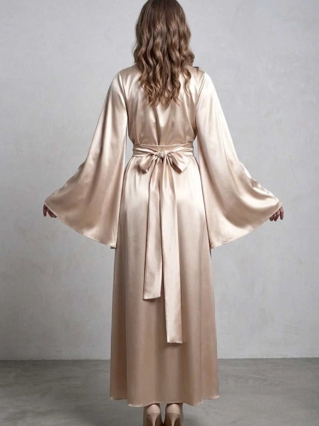 Satin Kimono Robe for Women