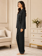 Women's Satin Sleepwear Pyjama Set