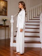 Women's Satin Sleepwear Pyjama Set