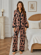 Women's Printed Satin Nightsuits Set