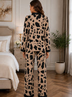 Women's Printed Satin Nightsuits Set