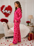 Women's Printed Satin Nightsuits Set