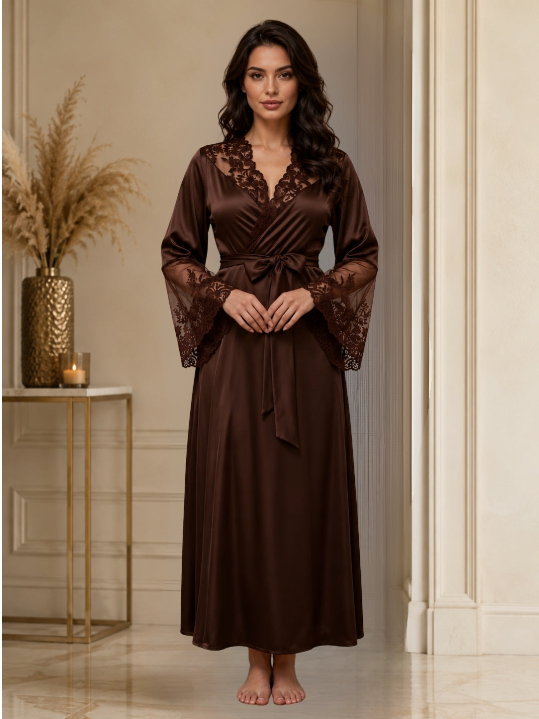 Women's Satin Nightgown Sleepwear