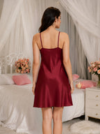 Women's Satin Slip Babydoll