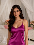 Women's Satin Slip Babydoll